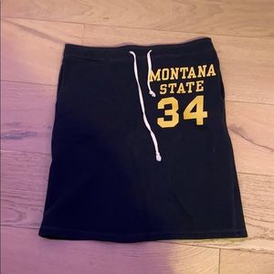Montana state comfy vintage sweat skirt drawstring